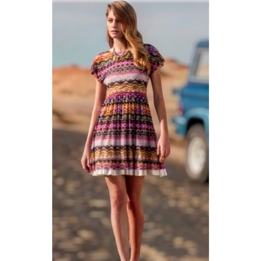 Anthropologie Weston Wear Flared Caraz Women's Size XL Sheath Above Knee Dress